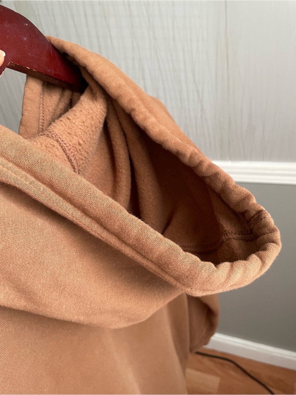 Gap Men’s Brown Logo Hoodie Sweatshirt Size Medium - Picture 5 of 8